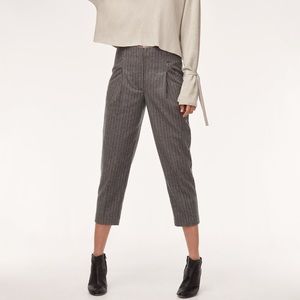 Aritzia Wilfred Chambery Cropped Trouser Pant